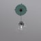 Ekena Millwork Attica PVC Medallion (Canopies up to 5 5/8"), 16"OD x 3 1/2"ID x 1"P, Metallic Sea Mist CMP16ATFSM - alternate 7